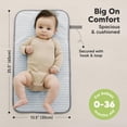 thumbnail image 3 of Cambiador de pañales portátil KeaBabies SWIFT impermeable gris, 3 of 9