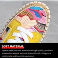 thumbnail image 5 of Babysbule Shoes Women, Casual Lace-up Zipper Design Colorful Printed Casual Sneakers, 5 of 5