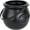 Black (8 Inch), variant on PMU Halloween Cauldron 8 inch, Small Witch Plastic Cauldron Candy Bowl Black, For Halloween Decor pkg/6