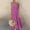 Hot Pink, variant on Women's Summer Dresses Plus Size Casual Sleeveless Crewneck Swing Sundress Fit & Flare Flowy Tiered Maxi Dress Ethnic Style Printed Loose Ankle-Length Dress with Pockets
