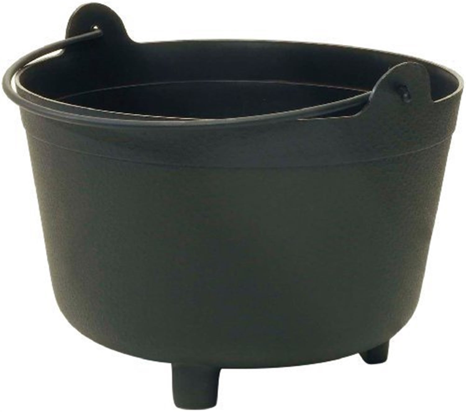 Root & Vessel Antique Kettle Planter, Black, 15"