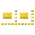 thumbnail image 3 of Seitruly 10X tarjeta de invitación boda DIY Prop multicolor ducha Color sólido regalo multicolor negocios sobre amarillo Amarillo 176x125mm 2Conjunto, 3 of 6