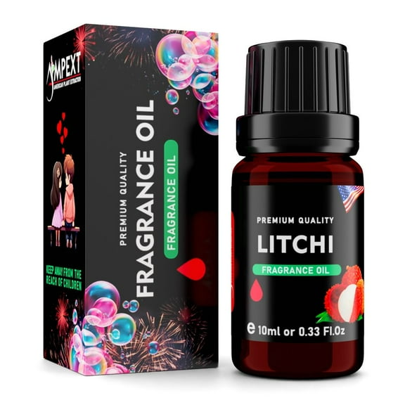 AMPEXT Litchi Fragrance Oil, 100% Pure, 10 mL