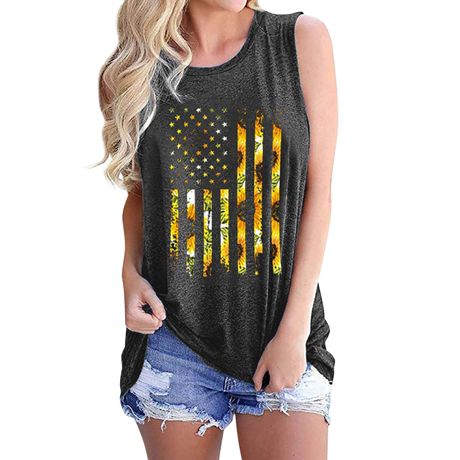 Sinful Spring Air Fashion Graphic Tank Top for Women 