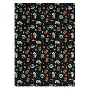 Star Wars 819391 The Mandalorian Repeating Grogu Holiday Tea Towel