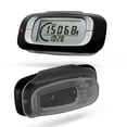 thumbnail image 4 of Sensor Pedometer 7 Days Memory with Step Counting Activity Time Distance Calorie Burning Measurement 12/24 Hour Time Display Error Step Correction with Clip and Lanyard, 4 of 7