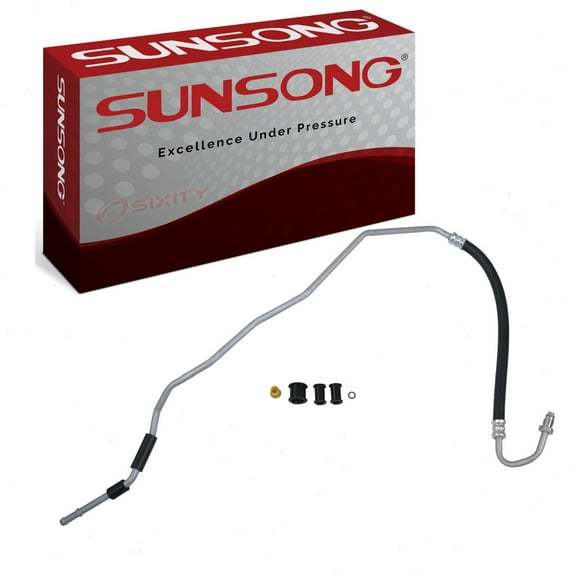 Sunsong Gear To Cooler Power Steering Return Line Hose compatible with Chrysler Town & Country 2011-2015