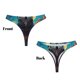 thumbnail image 3 of Balery Starry Sky Moon Wolf Leader Tangas de Algodón para Mujer con Estampado – Ropa Interior Sexy, Transpirable, G-string-3X-Large, 3 of 6