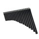 thumbnail image 1 of Flauta 18 tubos Panpipe música instrumento de viento y bolsa para estudiantes principiantes, Idea de regalo para músico principiante355, 1 of 6