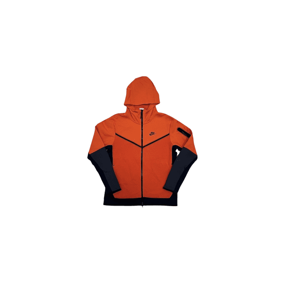 NIKE MENS Sportswear Tech Fleece Full-Zip HoodieOrange/Blue/ "Orange/Black" CU4489 869 CU4489 869 from Stadium Goods