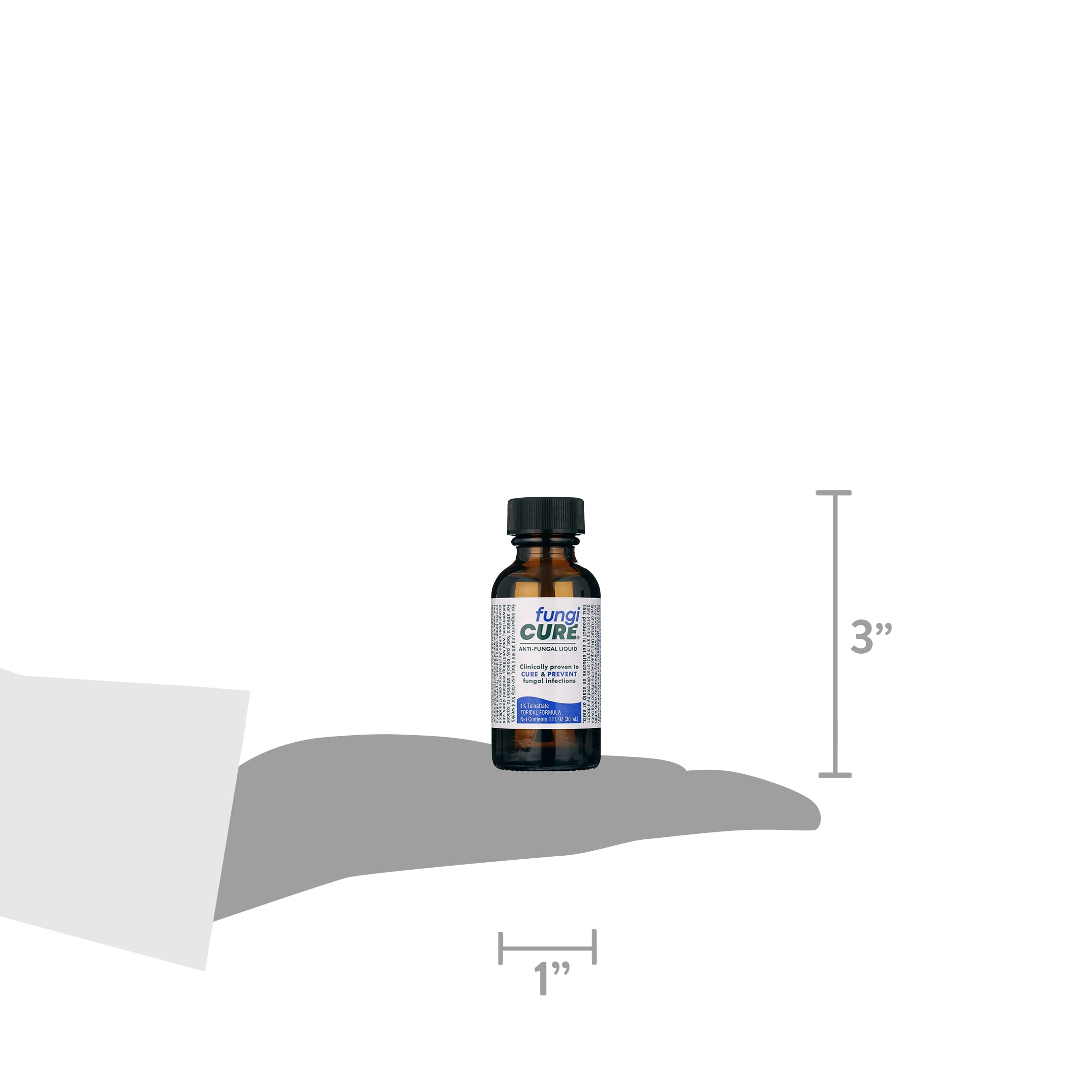 Fungicure Anti-Fungal Liquid - Nothing Stronger without an RX - Clinically Proven  - 1 fl oz
