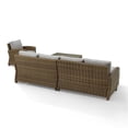 thumbnail image 5 of Crosley Furniture Bradenton 5-piece Fabric Outdoor Sectional Set in Gray, 5 of 19
