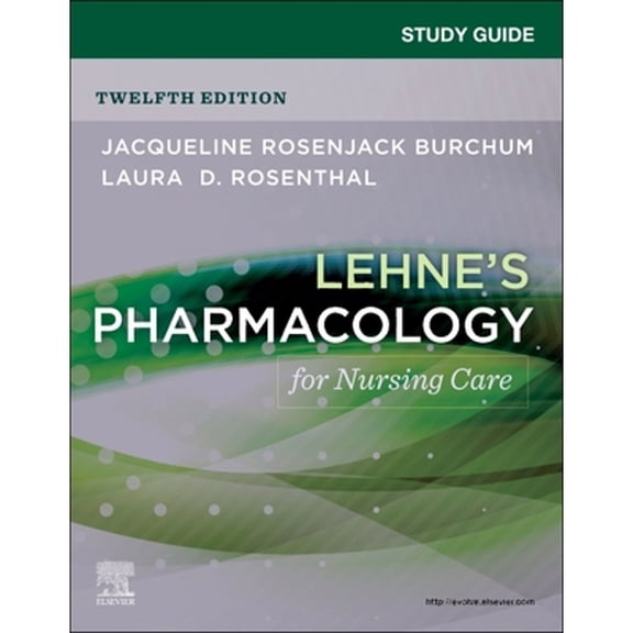 Pre-Owned Study Guide for Lehne's Pharmacology for Nursing Care Paperback