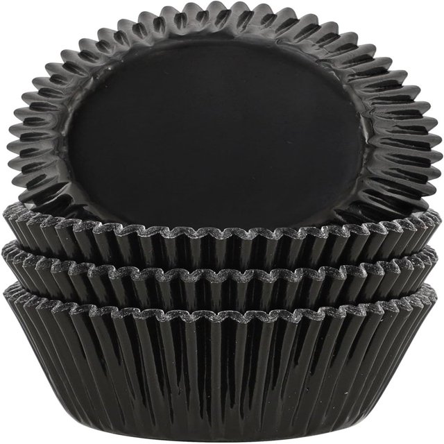 HLONK Gold Foil Muffin Cupcake Liners/Baking Cups Size 100-Count