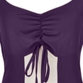 thumbnail image 4 of Palace Dresses for Women Long Sleeve Ruffle Hem Elegant Color Block Fashion Halloween Party Dress, 4 of 9