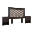 thumbnail image 4 of Recamara King Size Kessa Muebles 5 Piezas Nogal 200 x 160 x 7 cm, 4 of 13