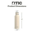 thumbnail image 6 of RTIC 20 oz Ceramic Lined Insulated Journey Water Bottle, Leak-Proof Lid, Beach, 6 of 10