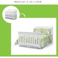thumbnail image 4 of Full-Size Conversion Kit Bed Rails for Bentley Crib by Delta Children - #0050 (Bianca White - 130), 4 of 6