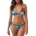 thumbnail image 1 of Balery Aurora Borealis Village Pijama Estampado Bikini de Dos Piezas para Mujer - Conjunto de Bikini Ajustable Sexy y Cómodo para Playa, 1 of 6