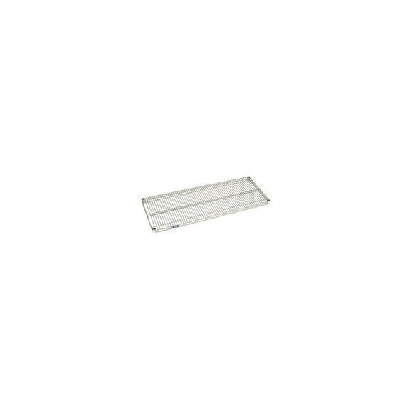 Nexel Poly-Z-Brite Wire Shelf w/Clips, 48"W x 18"D