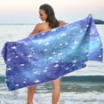 thumbnail image 6 of Coolnut Microfiber Beach Towels,Gorgeous Star Graffiti Sand Free Beach Towel,Quick Dry Beach Towel, Extra Large Beach Towels for Adults,Kids 71"x31", 6 of 6