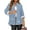 Light Blue, variant on Fantaslook Denim Jackets for Women Trendy Frayed Hem Shackets Casual Button Up Jean Jacket Coats