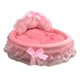 thumbnail image 2 of Cama de princesa con lazo de encaje para mascotas con forma de perrera creativa Cama de princesa ovalada para perros, 2 of 2