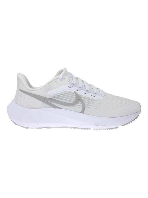 Air Zoom Pegasus 39 White/Metallic Silver DH4072-100 Women's Size 9 Medium
