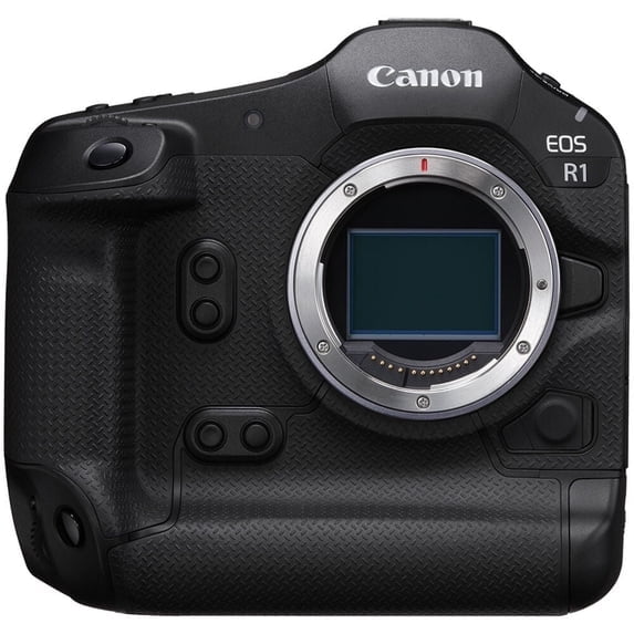 Restored Canon EOS R1 Mirrorless Camera Body Only, 24.2MP Full-Frame BSI Stacked CMOS Sensor, 6K RAW Video, 40 fps, Wi-Fi 6E, Bluetooth, RF Mount, Black, International