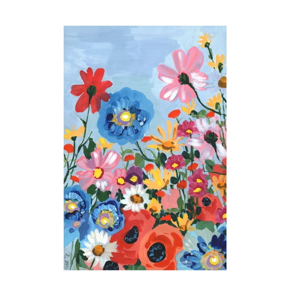 Ania Zwara 'Meadow In June' Canvas Art
