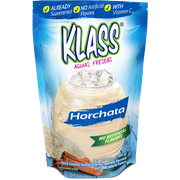 Klass Aguas Frescas Horchata, with Vitamin C, Multiserve, Powdered Drink Mix, 14.1oz