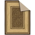 thumbnail image 2 of Ottomanson Border Indoor Doormat 2'3" x 3' - Non Slip Low Pile Area Rug for Entryway, Brown, 2 of 11