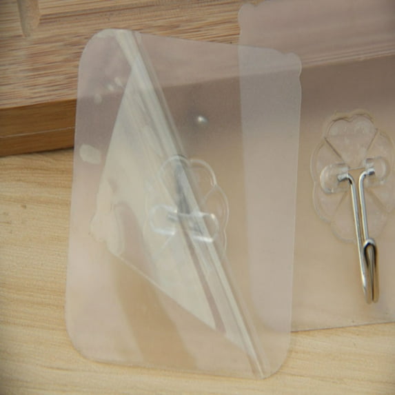 Wall Hook Clear Resusable Seamless No Scratch Waterproof Multi-Purpose Hooks