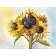 thumbnail image 3 of Charest, Doris 24x19 Black Modern Framed Museum Art Print Titled - Sunflower Bloom 1, 3 of 5