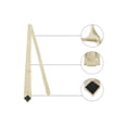 thumbnail image 3 of INSPIRE CHIC Men's Solid Color Formal Casual Party Wedding Self Tied Neckties Champagne, 3 of 5