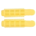 thumbnail image 2 of 2 pinzas rizadoras de pelo sin calor, rizador rápido con agarre seguro de peine, color amarillo., 2 of 5