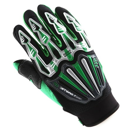 WOW Motocross Skeleton Glove - Motorcycle BMX MX ATV Dirt Bike (Best Off Road Motorcycle Gloves)