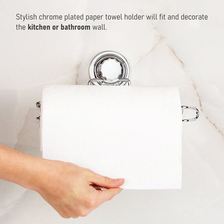 at Home Chrome Paper Towel Holder