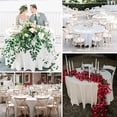 thumbnail image 4 of Lot de 16 Nappes Rondes, Housses de Table Jetables Blanches de 84 Pouces en PEVA Imperméables, Nappes Rondes en Plastique (Blanc), 4 of 7