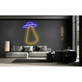 thumbnail image 2 of Glowneon UFO Spaceman Neon Sign, Kids Room Decor, UFO Lover Gifts, 2 of 4