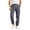 #225-Dark Gray, variant on Men Label Patch Multi Pocket Cargo Pants Drawstring Waist Cuffed Ankle Loose Fit Casual Outdoor Streetwear Jogger Cargo Pants Gifts for Father