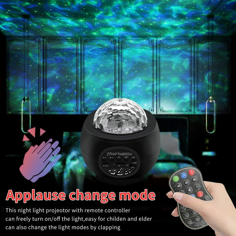 Projector Galaxy Starry Sky Night Light Ocean Star Party Speaker LED Lamp  Remote