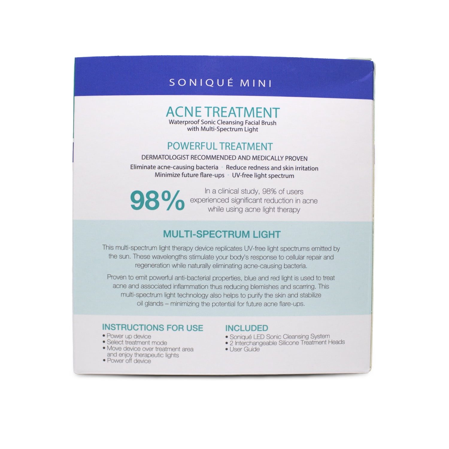 reVive Light Therapy® Soniqué Mini Acne LED Sonic Cleanser