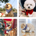thumbnail image 5 of Dog Christmas Costume Christmas Scarf Large Red Pet Scarf Pet Apparel for Dogs, 5 of 5