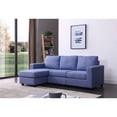 thumbnail image 2 of Nathaniel Home 73022-40BL Alexandra Alexandra Convertible Sectional, 80 x 30 x 33 in., 2 of 9