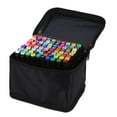 thumbnail image 1 of Drawing Markers, 80 Colored Drawing Lines Eco Friendly Easy To Color Double Head Marker Pens with Handbag for Writing, 1 of 8