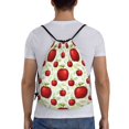 thumbnail image 2 of Easygdp Fruit Apples Drawstring Backpack, Beach Sackpack, Travel Sackpack Lightweight for Sports, Gym, Travel, Swimming - Medium, 2 of 9