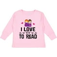thumbnail image 3 of Inktastic I Love to Read Girls Long Sleeve Toddler T-Shirt, 3 of 5