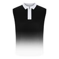 thumbnail image 4 of Dovford Mens Sleeveless Shirts Zipper Collar Solid Color Lapel Shirt Body Building Casual Summer Beach Tops, 4 of 5