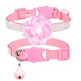 thumbnail image 3 of HLONK Cat Collar  Fashion Bling Rhinestone  Collars with Bell  Puppy Kitten Collar, 3 of 10